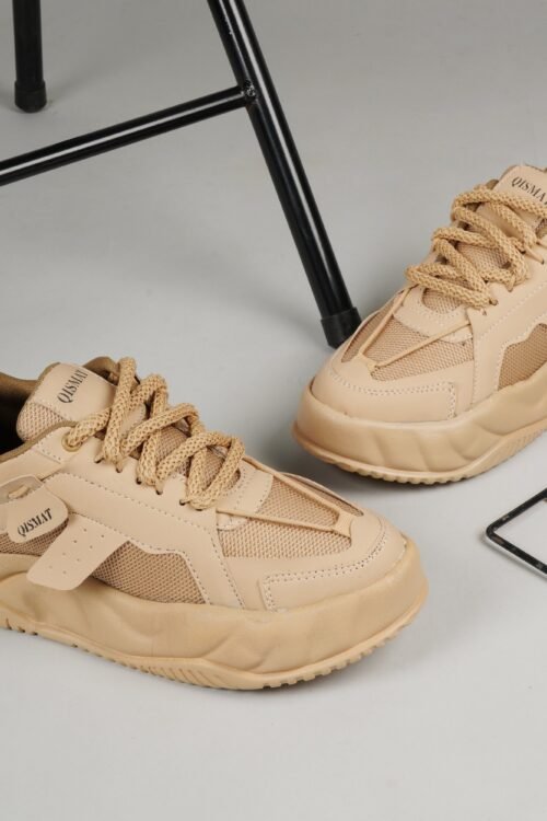 Beige Chunky Sneakers – Trendy & Comfortable Everyday Shoes